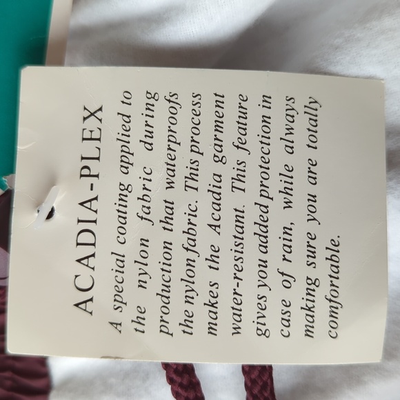 NWT Acadia Plex Water-Resistant Fleece Lined Ankle Zip Pants XXL Red Brown - Picture 6 of 16